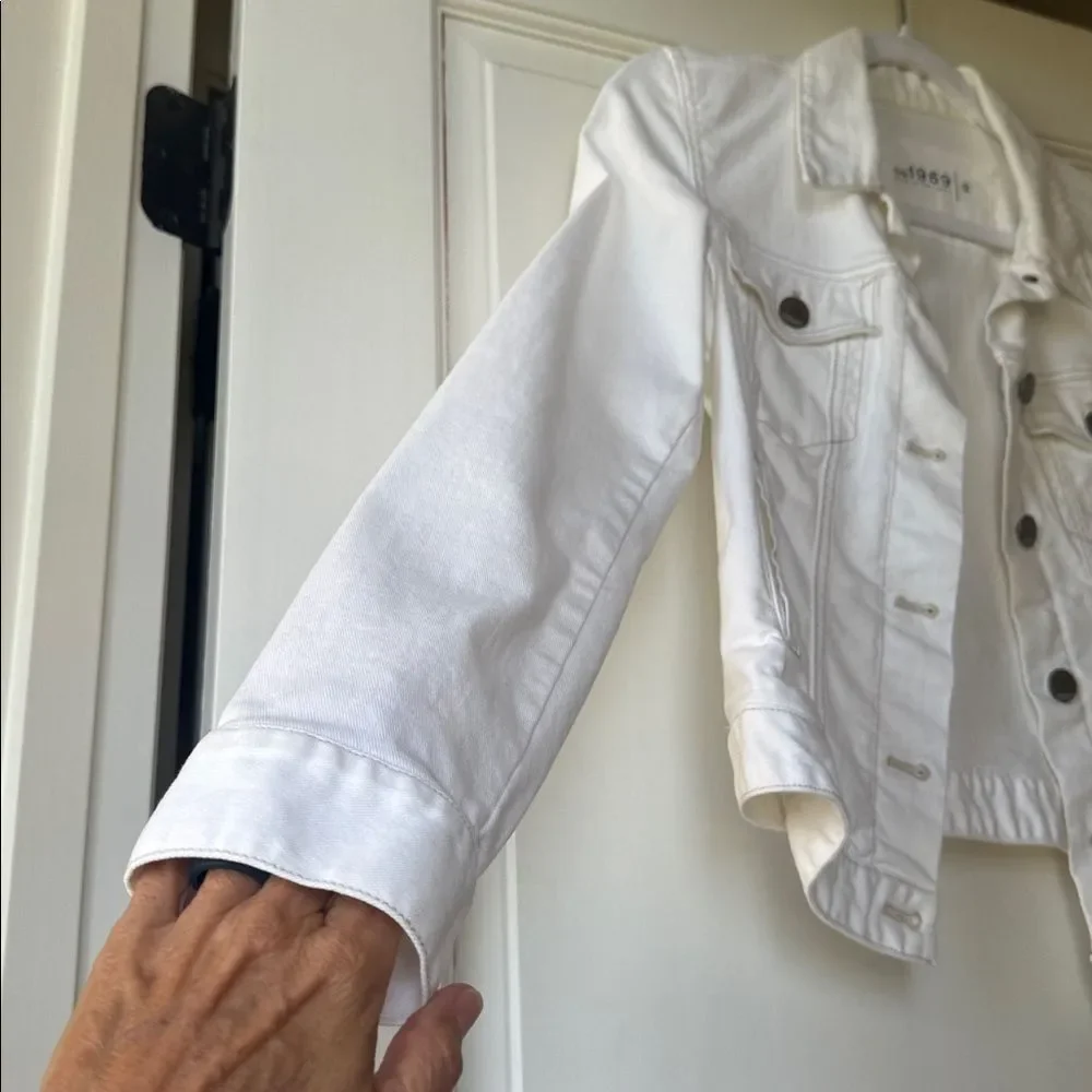 GAP Vintage White Denim Jacket